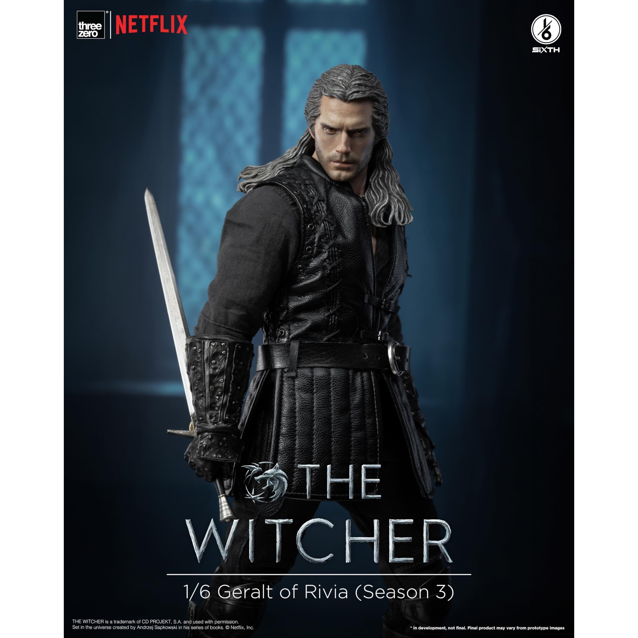 threezero The Witcher: Geralt of Rivia (Season 3) 1:6 Scale Action